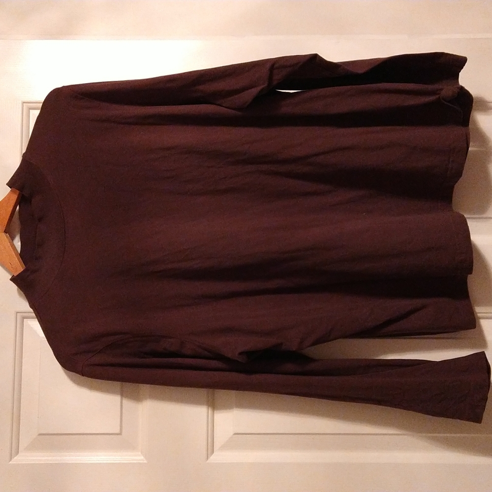 Women's beautiful Brown plus size women's pullover shirt size 3X Mock neck